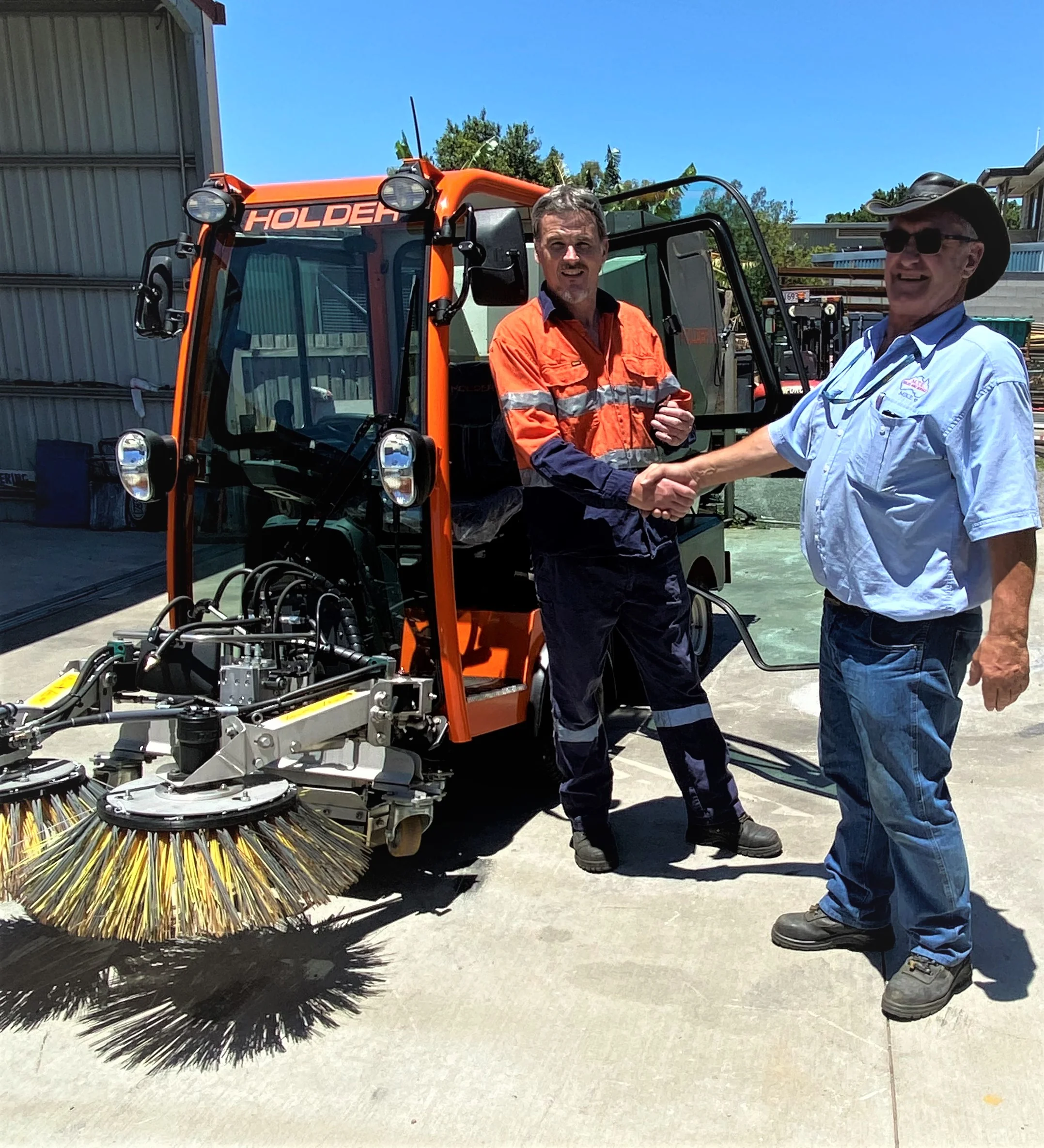 Holder X45 multi-function sweeper sold to North Coast Road Sweepers