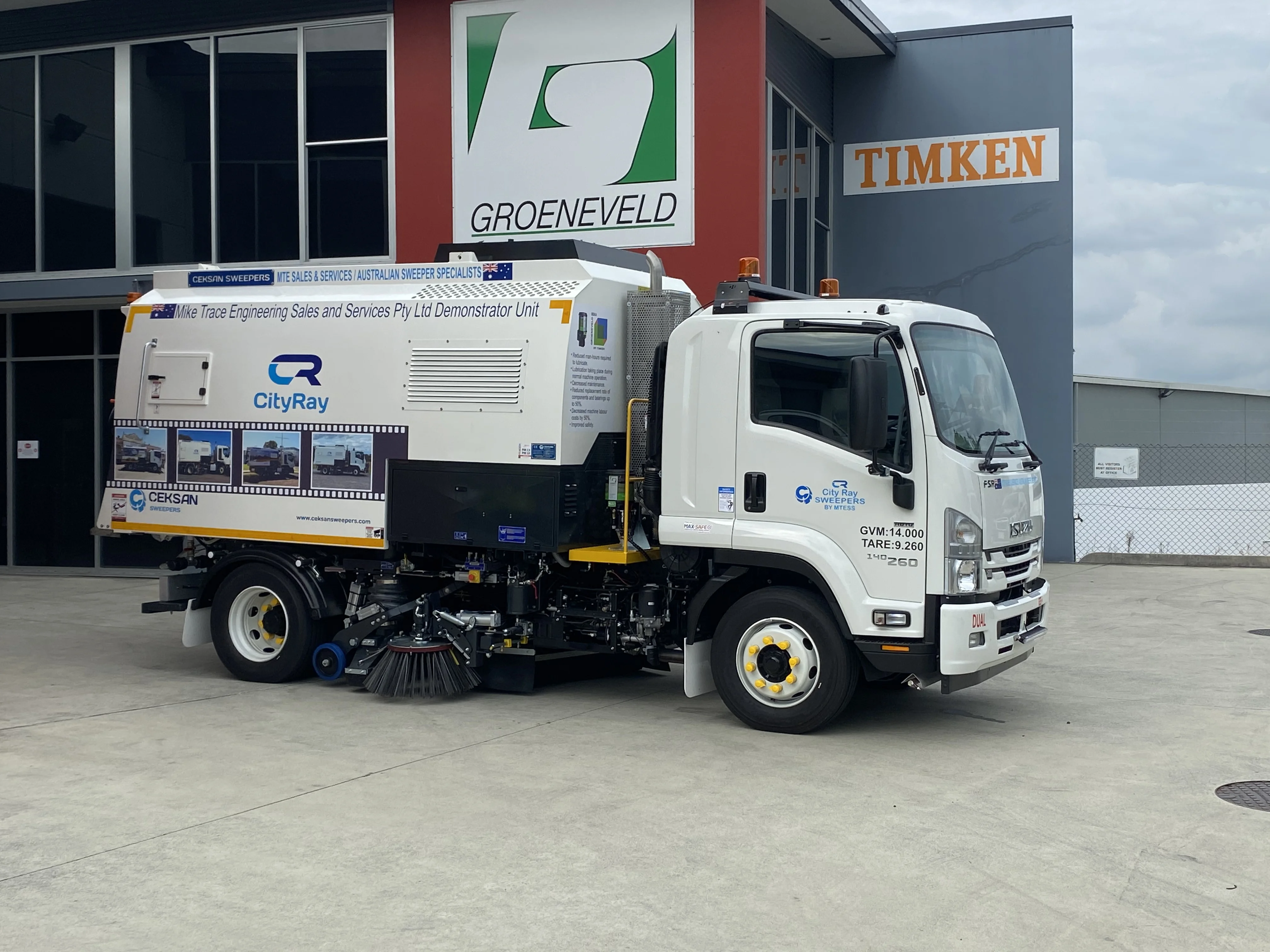 CityRay 5 Demonstrator on Isuzu FSR